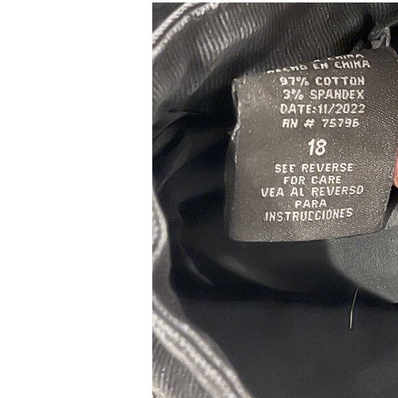 Waimea Black Skinny Jeans Womans 18 Regular - Picture 4 of 4